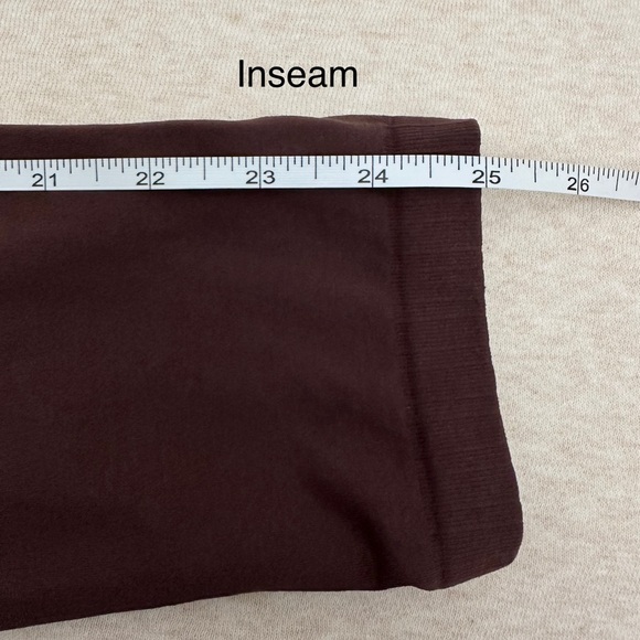 Free People Movement Women’s Midi Rise Brown Nylon Leggings Size M - Picture 8 of 9